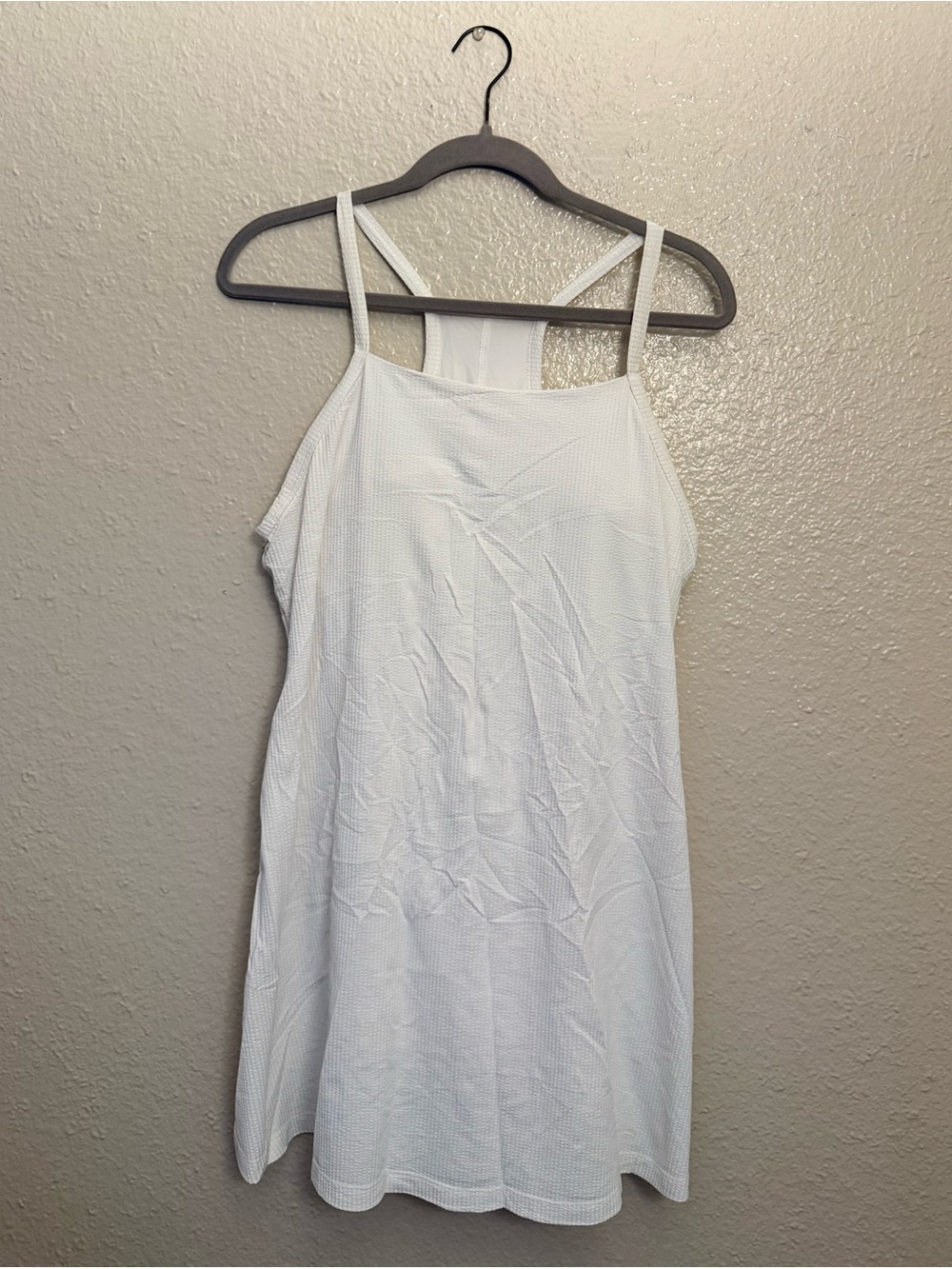 White Strappy Sporty Dress